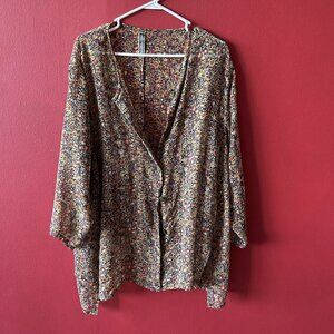 Floral Button Up Shirt